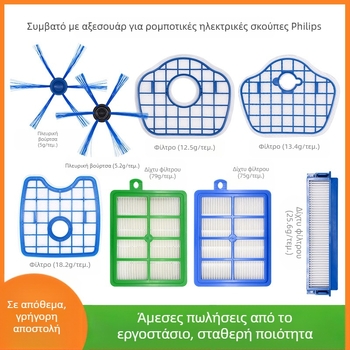 Κατάλληλο για αξεσουάρ ρομπότ σκουπίσματος Philips, πλευρικό φίλτρο βούρτσας/FC8710/FC8810/FC8772