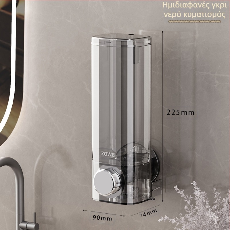 Βεντούζα χωρίς βεντούζα, δοχείο αφρόλουτρου, μπουκάλι αφρόλουτρου, επιτοίχιο μπουκάλι απολυμαντικού χεριών, πιέζοντας μπουκάλι σαμπουάν