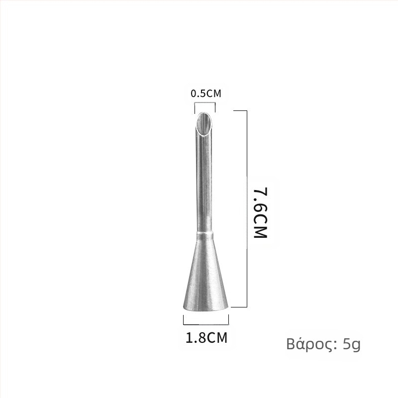 304 Ανοξείδωτο Ατσάλι Ακροφύσιο Διακόσμησης, Ακροφύσιο Puff, Σετ 3 Τεμαχίων, Διακόσμηση Κρέμας Τούρτας, Εργαλεία Ψησίματος, Άμεση Πώληση από το Εργοστάσιο DIY