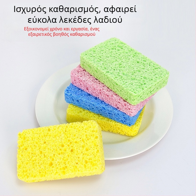 Διασυνοριακό σφουγγάρι καθαρισμού ξυλοπολτού Magic Washer Πυκνωμένο σφουγγάρι καθαρισμού ξυλοπολτού Βαμβακιού Απορροφητικό πανί καθαρισμού ρούχων