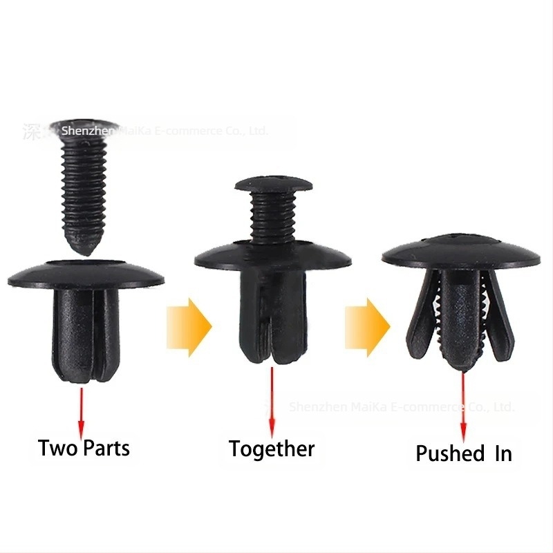 Εσωτερικό πάνελ πορτμπαγκάζ με αγκράφα αυτοκινήτου, πλαστικό κλιπ διαστολής, αγκράφα φτερού