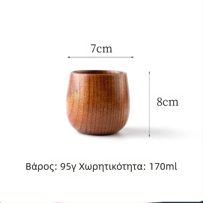 Χονδρική Δημιουργική Φυσική Ξύλινη Μικρή Κούπα Κοιλιάς Παλιά Βαφή Κλασική Ξύλινη Κούπα Ziziphus Spinosae Εστιατόριο Οικιακή Ξύλινη Κούπα Τσαγιού Ziziphus