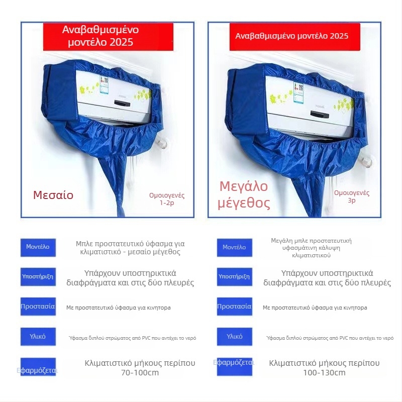 Κάλυμμα καθαρισμού κλιματισμού, νέο κάλυμμα συλλογής νερού, κρεμαστό αδιάβροχο κάλυμμα για οικιακή χρήση, απορροφητήρας, τσάντα συλλογής νερού για θερμοσίφωνα, γενικής χρήσης