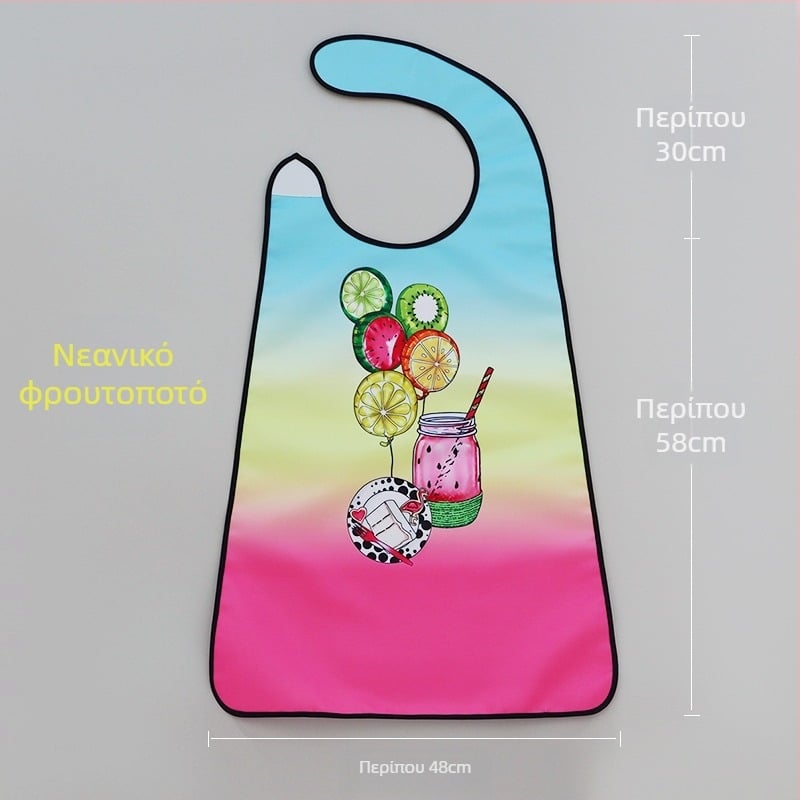 Σαλιάρα ενηλίκων, ανθεκτική στο λάδι, αδιάβροχη, ζεστή κατσαρόλα, ειδική ποδιά ρυζιού, εξατομικευμένη σαλιάρα ενηλίκων, αδιάβροχη, ολόσωμη φόρμα