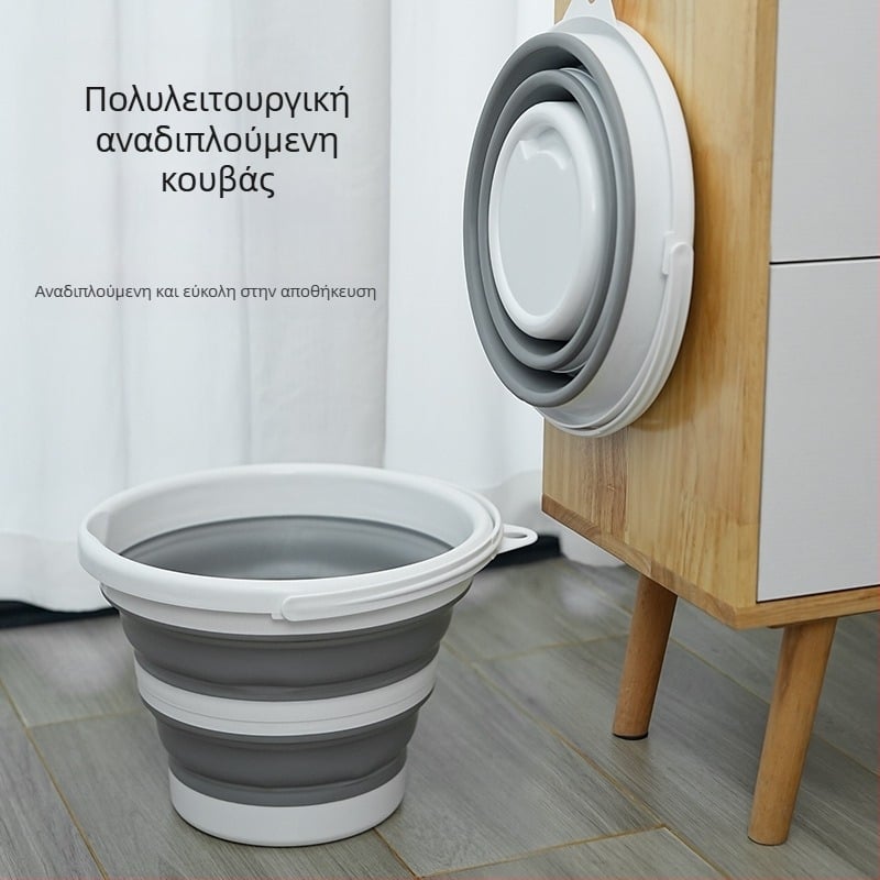 Πτυσσόμενος κουβάς, εξωτερικός πτυσσόμενος κουβάς, κουβάς ψαρέματος, φορητός τηλεσκοπικός κουβάς αποθήκευσης αυτοκινήτου, κουβάς πλυσίματος αυτοκινήτων, κουβάς πλυσίματος στυλό τέχνης