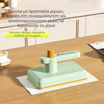 Επιτραπέζια μικρή σφουγγαρίστρα κουζίνας, φορητή αλλαγή υφασμάτων, στεγνή και υγρή, διπλής χρήσης, ενσωματωμένο εργαλείο καθαρισμού με ξύσιμο, ισχυρή απολύμανση