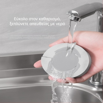 Νέο απορροφητικό σφουγγάρι PVA στρογγυλό μαντηλάκι με σταγόνες νερού, αντι-απολιθωτικό τεχνούργημα για καθαρισμό κουζίνας και μπάνιου και σκούπισμα βρύσης
