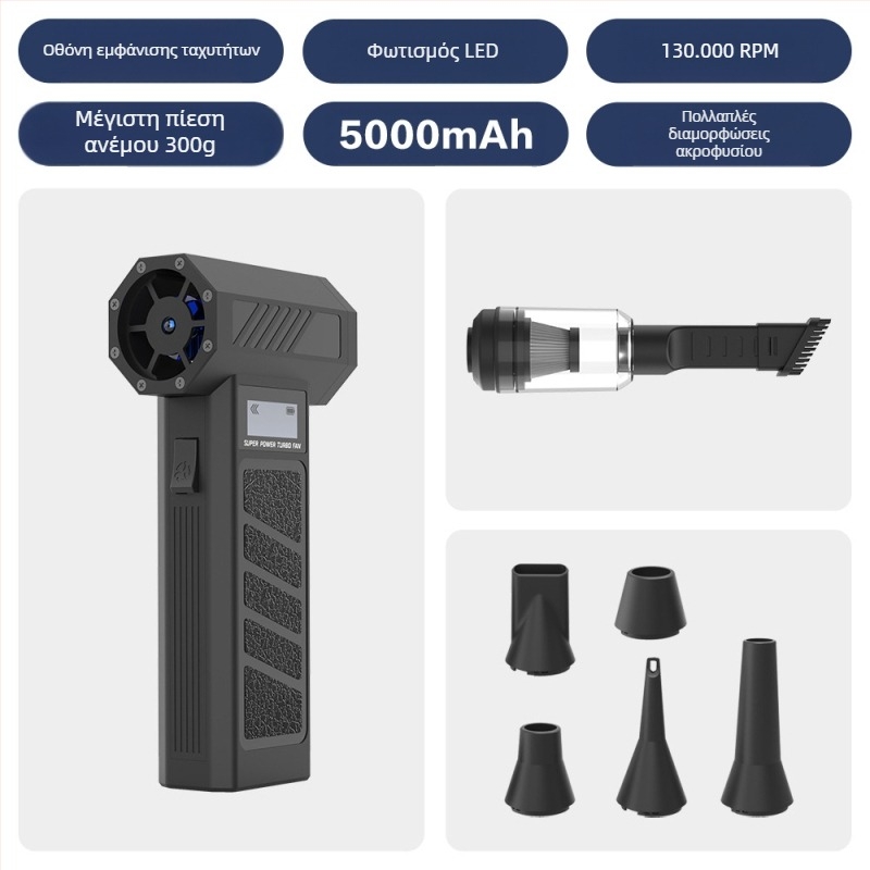 Νέο διασυνοριακό προϊόν 2025, ανεμιστήρας βίας, μικρο-τούρμπο ανεμιστήρας, υψηλής ταχύτητας, υπερτροφοδοτούμενος, στεγνωτήρας μαλλιών τυφώνα, συλλέκτης σκόνης