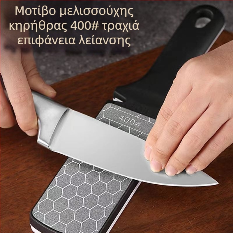 Νέα πολυλειτουργική πέτρα ακονίσματος μαχαιριού σμύριδας για οικιακή κουζίνα, μαχαίρι ακονίσματος 400 mesh 1000 mesh, συσκευή κουζίνας