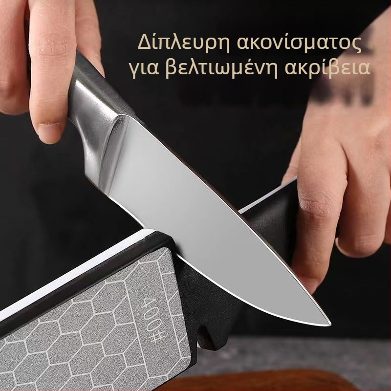 Νέα πολυλειτουργική πέτρα ακονίσματος μαχαιριού σμύριδας για οικιακή κουζίνα, μαχαίρι ακονίσματος 400 mesh 1000 mesh, συσκευή κουζίνας