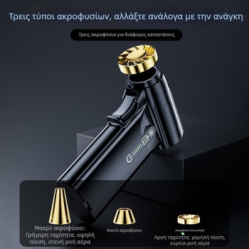 Φορητός ανεμιστήρας turbo για χρήση εν κινήσει, κινητήρας χωρίς ψήκτρες υψηλής ταχύτητας, αφαίρεση σκόνης και πιστολάκι μαλλιών υψηλής ισχύος τοποθετημένος σε όχημα για εξωτερική χρήση