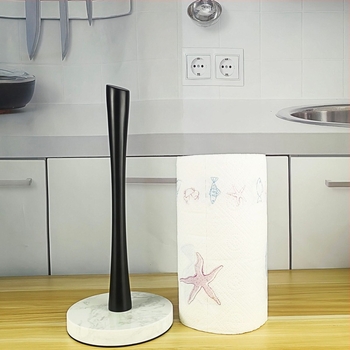 Σε απόθεμα, μαρμάρινη βάση κουζίνας με κατακόρυφη βάση, βάση για χαρτομάντιλα τραπεζαρίας, επιτραπέζια βάση για ρολό χαρτιού από ανοξείδωτο ατσάλι χωρίς τρυπήματα