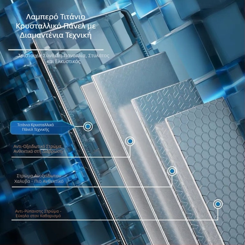 2024 Νέα επίπεδη σφουγγαρίστρα από κρύσταλλο τιτανίου, χωρίς πλύσιμο στο χέρι, οικιακή σφουγγαρίστρα καθαρισμού τεμπέλης σφουγγαρίστρας, Mop Mop Mop, εξοικονόμηση εργασίας