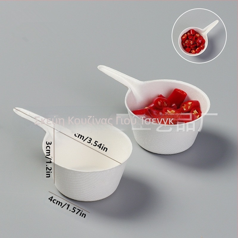 Διασπώμενο πιάτο μιας χρήσης για ντιπ, πιάτο καρυκευμάτων, μικρό πιάτο, πιάτο μιας χρήσης για σάλτσα σόγιας, εμπορικό πιάτο ντιπ