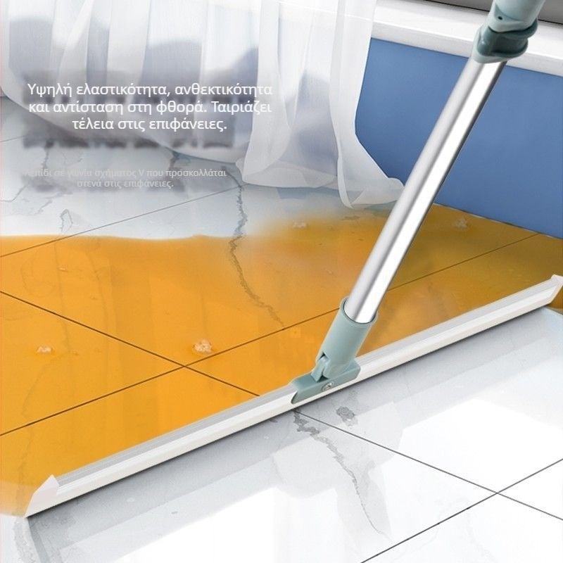 Σκουπάκι σιλικόνης για οικιακή χρήση, μπάνιο, καθαρισμός μπάνιου, δαπέδου, ξύστρα γυαλιού, τεχνούργημα, σκούπισμα μαλλιών, σκούπισμα νερού, μαγική σκούπα