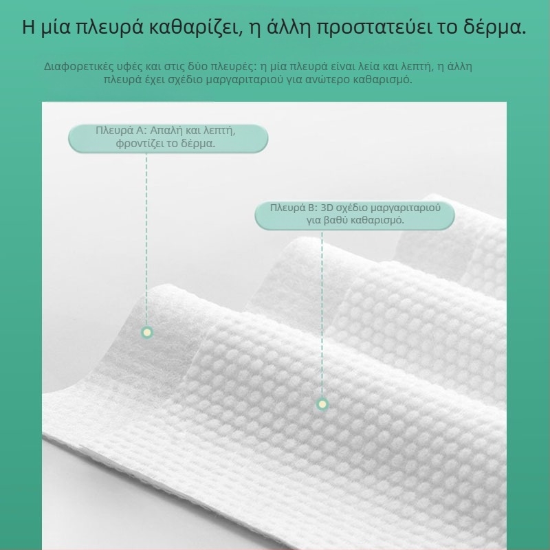 Πετσέτες καθαρισμού προσώπου μιας χρήσης, Αφαιρούμενες πετσέτες καθαρισμού προσώπου με παχύρρευστο μαργαριτάρι, Μαλακές πετσέτες από βαμβάκι, Πετσέτες καθαρισμού προσώπου, Χονδρική πώληση σε σαλόνια ομορφιάς