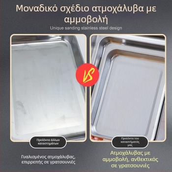 304 Ανοξείδωτο Ατσάλι 304 Πλέγμα Σχάρας με Πυκνωμένο Ταψί Τετράγωνο Πιάτο για Κέικ, Εξωτερικό Οικιακό, Εμπορικό, Πιάτο Ψητού Ψαριού