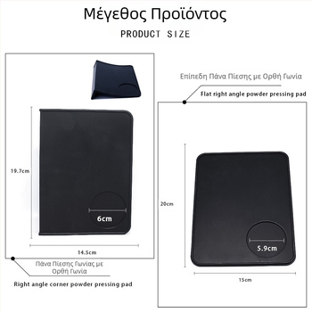 Ιταλικό μαξιλάρι σκόνης για μηχανή καφέ μπαρ, σιλικόνη, αντιολισθητικό, επίπεδη γωνία, μαξιλάρι αποθήκευσης σκόνης, ύφασμα, χαλάκι σκόνης