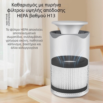 Νέος οικιακός καθαριστής αέρα δύο σε ένα για εσωτερικούς χώρους γραφείου, καθώς και για φορμαλδεΰδη και καπνό, καθώς και για διασυνοριακό καθαριστή λαμπτήρων γραφείου