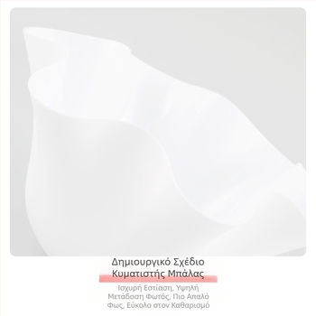 Αμπαζούρ Pvc Wave Ιαπωνικό Απλό Εστιατόριο με Λουλούδια Νέο Πολυέλαιος Κέλυφος Ins Κρεμ Στυλ Δημιουργικό Αμπαζούρ Χονδρικής