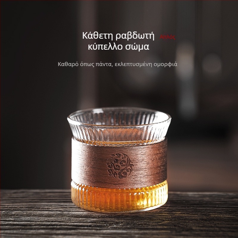 Αντι-ανθεκτικό στη θερμότητα γυάλινο φλιτζάνι τσαγιού, μικρό φλιτζάνι τσαγιού kung fu, σετ τσαγιού, μπολ τσαγιού master cup, μοτίβο σφυριού τσαγιού, για οικιακή χρήση