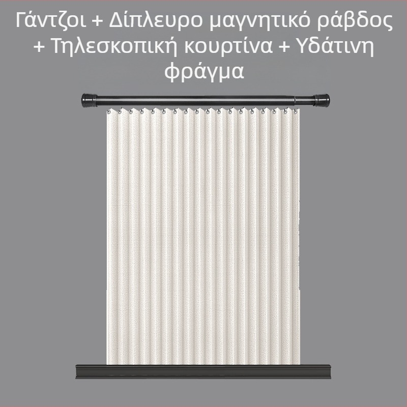 Πτυσσόμενη μαγνητική κουρτίνα ντους κουρτίνα πόρτας μπάνιου τουαλέτα αόρατη κουρτίνα διαχωρισμού αδιάβροχη μουχλιασμένη εργοστάσιο απευθείας πωλήσεις