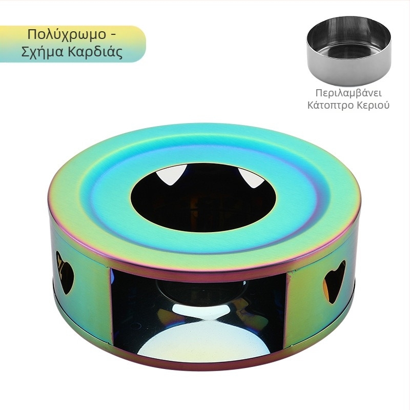 Θερμαντήρας τσαγιού από ανοξείδωτο ατσάλι diy στρογγυλό κερί θέρμανσης βάσης τσαγιού εξωτερική βολική θερμάστρα χονδρικής
