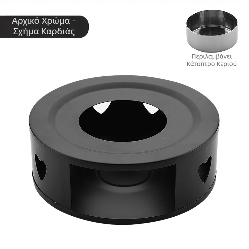 Θερμαντήρας τσαγιού από ανοξείδωτο ατσάλι diy στρογγυλό κερί θέρμανσης βάσης τσαγιού εξωτερική βολική θερμάστρα χονδρικής