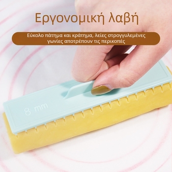 Χάρακας μέτρησης μπισκότων, κόπτης μπισκότων, ελεγκτής ρολού κέικ, χοντρός χάρακας οικιακής ζαχαροπλαστικής, εργαλείο χοντρό κοπής