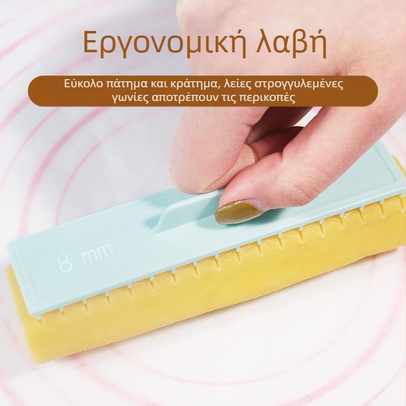 Χάρακας μέτρησης μπισκότων, κόπτης μπισκότων, ελεγκτής ρολού κέικ, χοντρός χάρακας οικιακής ζαχαροπλαστικής, εργαλείο χοντρό κοπής