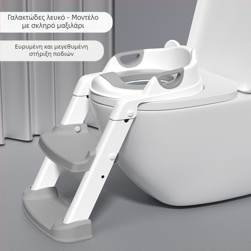 Παιδικό κάθισμα τουαλέτας τύπου σκάλας για αγόρια και κορίτσια, πτυσσόμενο πλαίσιο, κάθισμα τουαλέτας, ουρητήριο μωρού