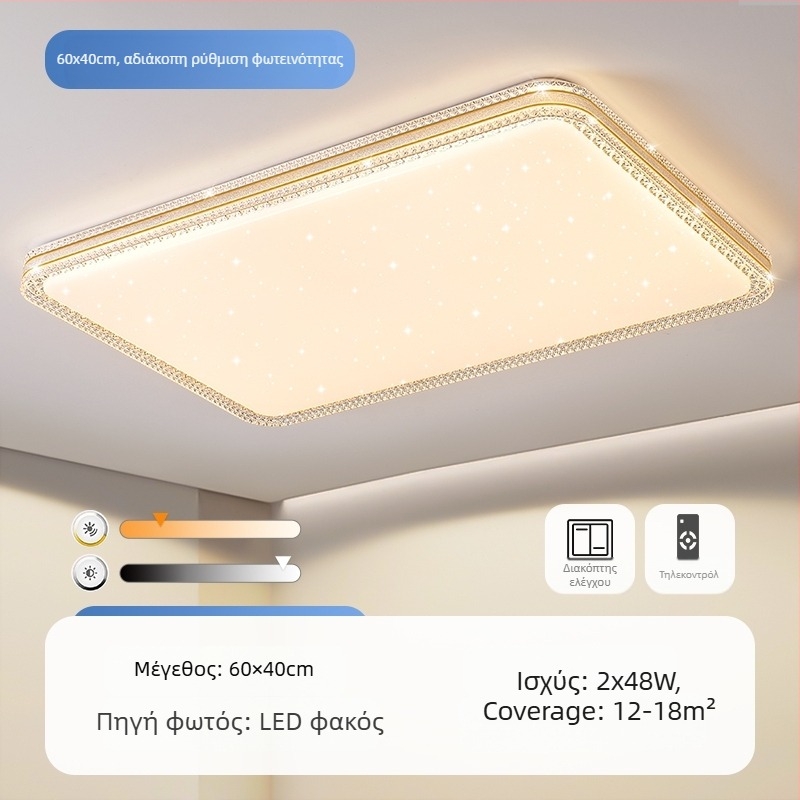 Φωτιστικό οροφής LED, απλό μοντέρνο φωτιστικό σαλονιού, στρογγυλό δωμάτιο, γραφείο, μπαλκόνι, διάδρομο, νέο φωτιστικό