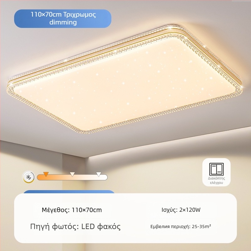 Φωτιστικό οροφής LED, απλό μοντέρνο φωτιστικό σαλονιού, στρογγυλό δωμάτιο, γραφείο, μπαλκόνι, διάδρομο, νέο φωτιστικό