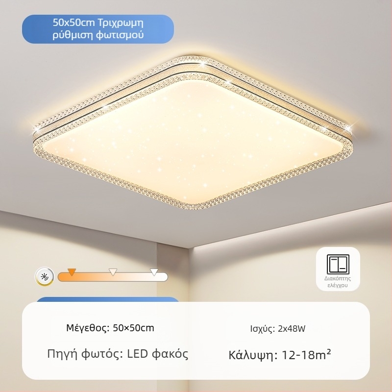 Φωτιστικό οροφής LED, απλό μοντέρνο φωτιστικό σαλονιού, στρογγυλό δωμάτιο, γραφείο, μπαλκόνι, διάδρομο, νέο φωτιστικό