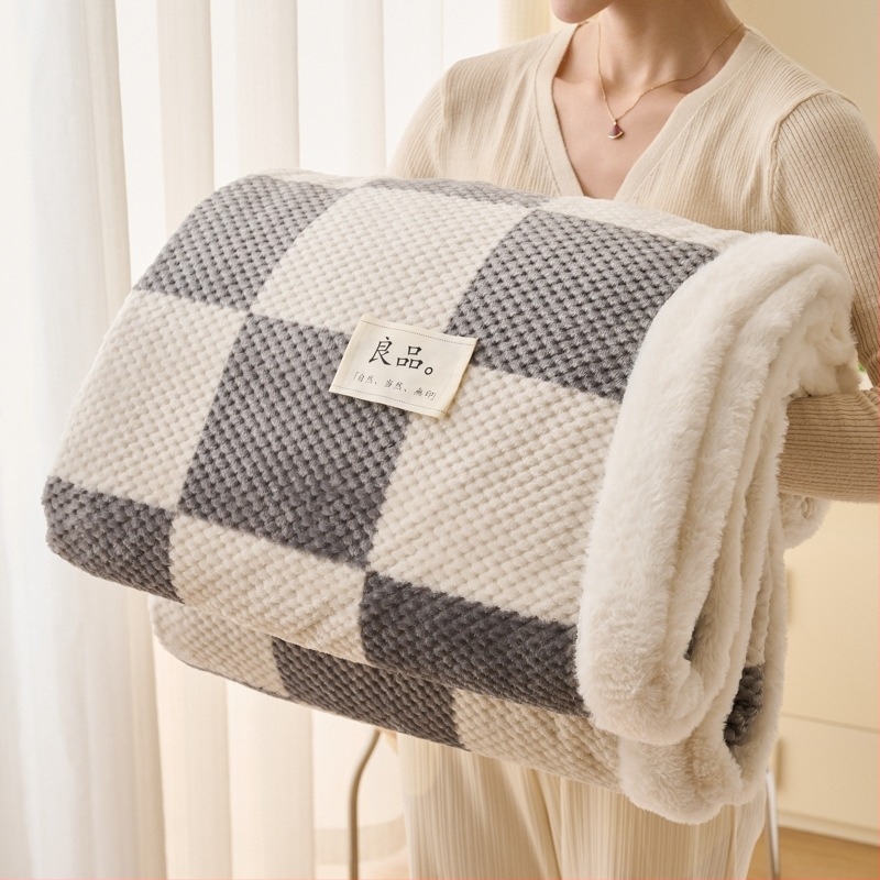 Κουβέρτα από φλις σε διασυνοριακό χρώμα με παχύρρευστο φλις, κουβέρτα για μεσημεριανό διάλειμμα, κουβέρτα για χειμερινό υπνάκο, κουβέρτα για καναπέ, κουβέρτα γραφείου