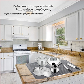 Πάγκος κουζίνας σιλικόνης, χαλάκι αποστράγγισης, σουβέρ, χαλάκι τραπεζαρίας, αντιολισθητικό χαλάκι κοπής, σταθερό χαλάκι θερμομόνωσης, χαλάκι κατσαρόλας, χαλάκι μπολ, αντιολισθητικό χαλάκι