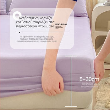 Σετ 100 τεμαχίων καλύμματος κρεβατιού από βαμβάκι Xinjiang, μονόχρωμο κάλυμμα κρεβατιού από καθαρό βαμβάκι, προστατευτικό στρώματος από σκόνη, βαμβακερό κάλυμμα κρεβατιού, τριών τεμαχίων