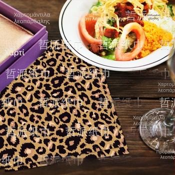 [Έτοιμο απόθεμα] Χαρτοπετσέτα για πάρτι γενεθλίων με θέμα τα ζώα και το λεοπάρ σχέδιο του Amazon