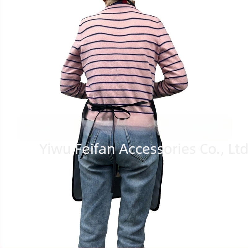 Νέα ποδιά από βαμβάκι και λινό σειράς γραμμάτων, απλή αδιάβροχη, αντιολισθητική, ενδυμασία εργασίας με σταθερό λογότυπο, χονδρική πώληση