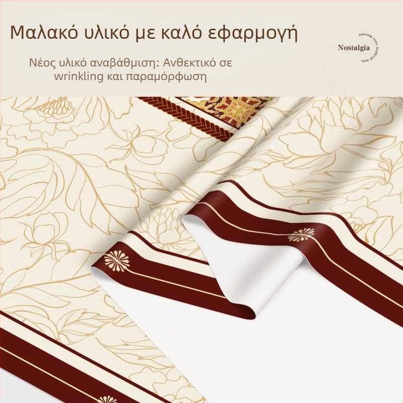 Τραπεζομάντιλο τραπεζαρίας αμερικανικού στιλ αδιάβροχο, ανθεκτικό στο λάδι, μίας χρήσης, αντι-καίγοντας τραπεζομάντιλο PVC, πολυτελές, υψηλής ποιότητας τραπεζάκι σαλονιού, προστατευτικό χαλάκι επιφάνειας εργασίας