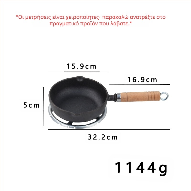 Τηγάνι Αντικολλητικό τηγάνι από χυτοσίδηρο Ταψί για τηγανίτες Χειροκίνητο ταψί για τηγανίτες Σιδερένια πλάκα Πλάκα για κατοικίδια Σίδερο Τηγάνι για κατοικίδια Χωρίς επίστρωση Οικιακή χρήση