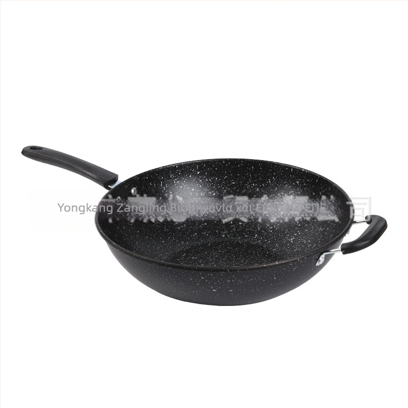 Maifan πέτρινο αντικολλητικό τηγάνι επαγωγική κουζίνα αερίου κουζίνα γενικής χρήσης μαγειρέματος χωρίς καπνό οικιακό σίδερο με επίπεδη βάση χονδρικής