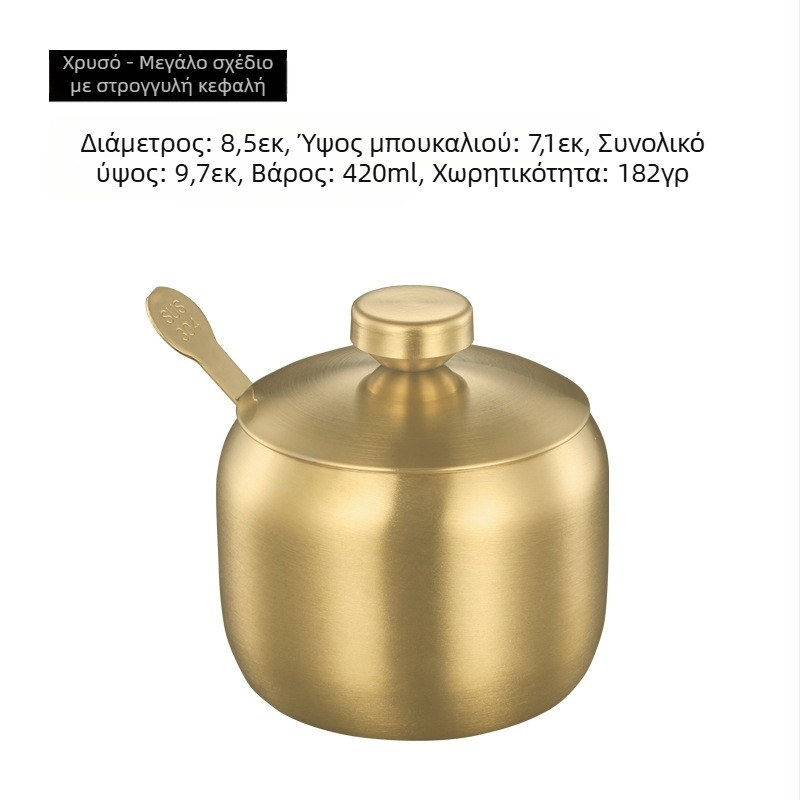 Δεξαμενή καρυκευμάτων Κουζίνα Οικογένεια 304 ανοξείδωτου δεξαμενών καρυκευμάτων Ενιαία εμπορική δεξαμενή λαδιού τσίλι εστιατορίων Δεξαμενή αλατισμένη δεξαμενή καρυκευμάτων Κιβώτιο καρυκευμάτων