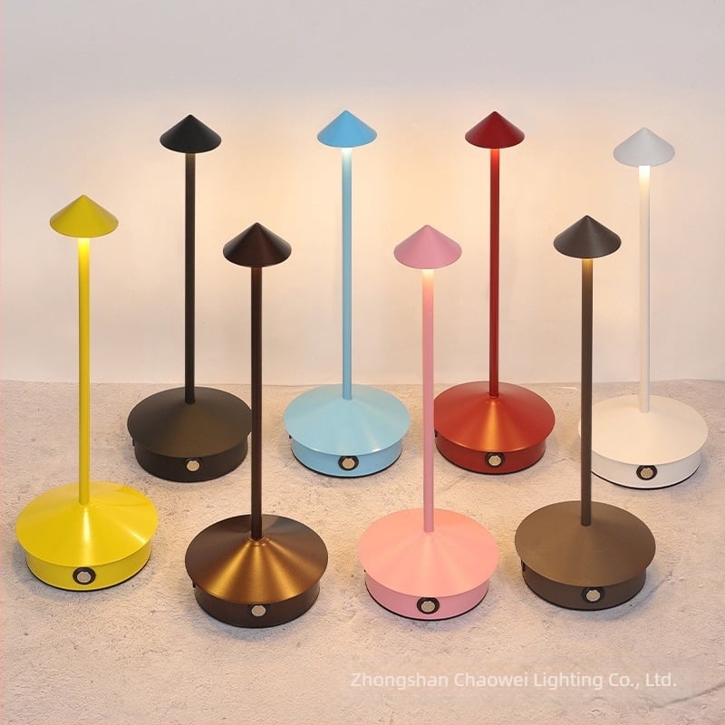 Λάμπα μανιταριού διασυνοριακή μόδα εξωτερικού εμπορίου LED επιτραπέζια λάμπα Spire φόρτιση δημιουργική εξωτερική εσωτερική διακόσμηση εστιατορίου μικρή επιτραπέζια λάμπα