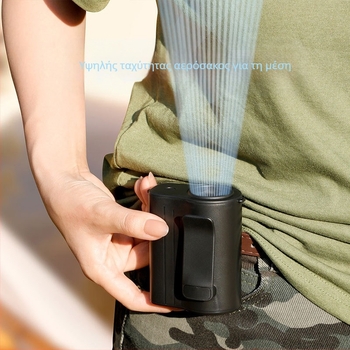 Νέος ανεμιστήρας μέσης υψηλής ταχύτητας του 2025 για εξωτερικές εργασίες, φορητός ανεμιστήρας μέσης με φόρτιση USB και μεγάλη διάρκεια ζωής μπαταρίας