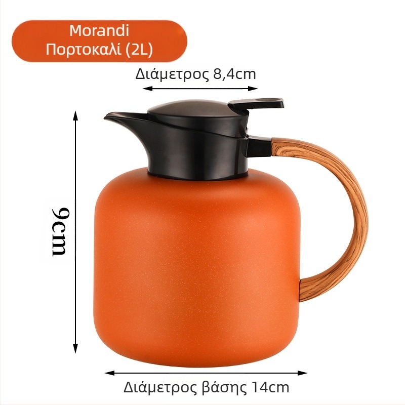 Τσαγιέρα κενού αέρος διπλής στρώσης θερμομόνωσης αντι-εγκαύματα θερμός μεγάλης χωρητικότητας μπουκάλι διατήρησης θερμότητας υψηλής ποιότητας δώρα