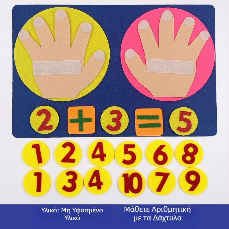 Παιχνίδια Γωνίας για Χώρο Δραστηριοτήτων Νηπιαγωγείου Σπιτικά Ψηφιακά Εκπαιδευτικά Παιχνίδια Βοηθήματα Διδασκαλίας Μη Υφαντό Τσόχα Χειροποίητα Υλικά