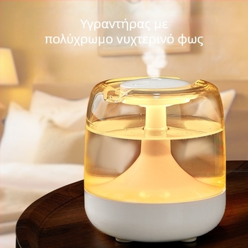 Διασυνοριακός κατασκευαστής πολύχρωμος υγραντήρας υπνοδωματίου μικρή επιφάνεια εργασίας σιωπηλή κοιτώνα αέρα ατμόσφαιρα φως ενυδατική μηχανή αρωματοθεραπείας