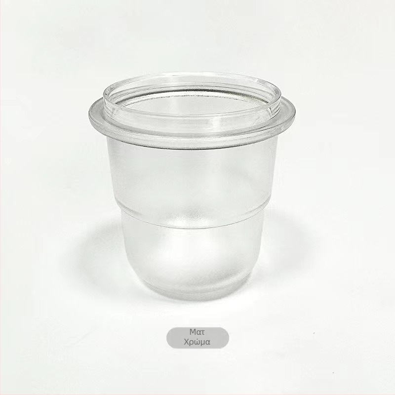 Ιταλική υποδοχή σκόνης μηχανής καφέ οπτική σκόνη κύπελλο πλαστικό υποδοχή σκόνης αντιμυγακτική σκόνη κύπελλο ζύγισης κόκκων καφέ 58 χιλιοστών