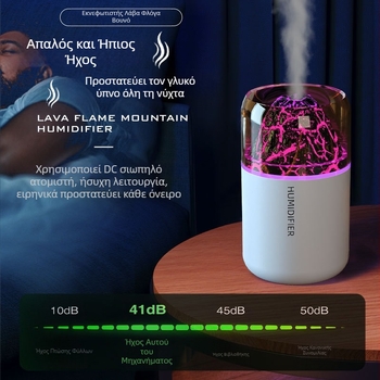 Διασυνοριακός υγραντήρας μίνι ηφαιστείου usb υπνοδωμάτιο μικρό νοικοκυριό αυτοκίνητο επιφάνεια εργασίας γραφείο πολύχρωμο ατμόσφαιρα φως